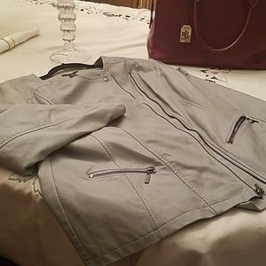 Alfani Vegan Leather Jacket