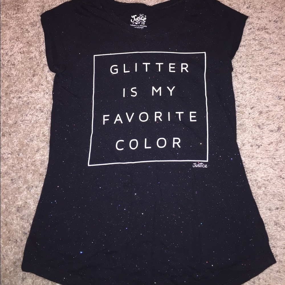 "Glitter is my favorite color" shirt
