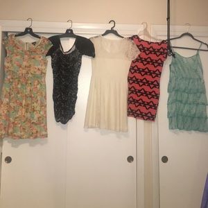 Lot of dresses