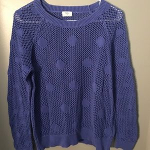 Blue Madewell Pullover Sweater