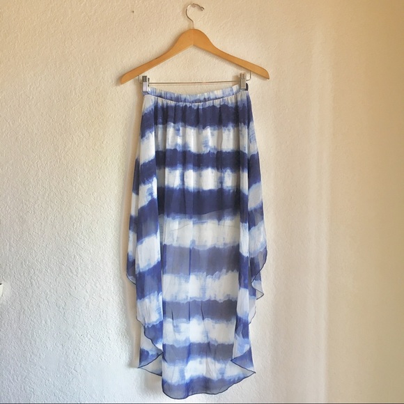 Tie-Dye High-Low Skirt - Picture 2 of 2