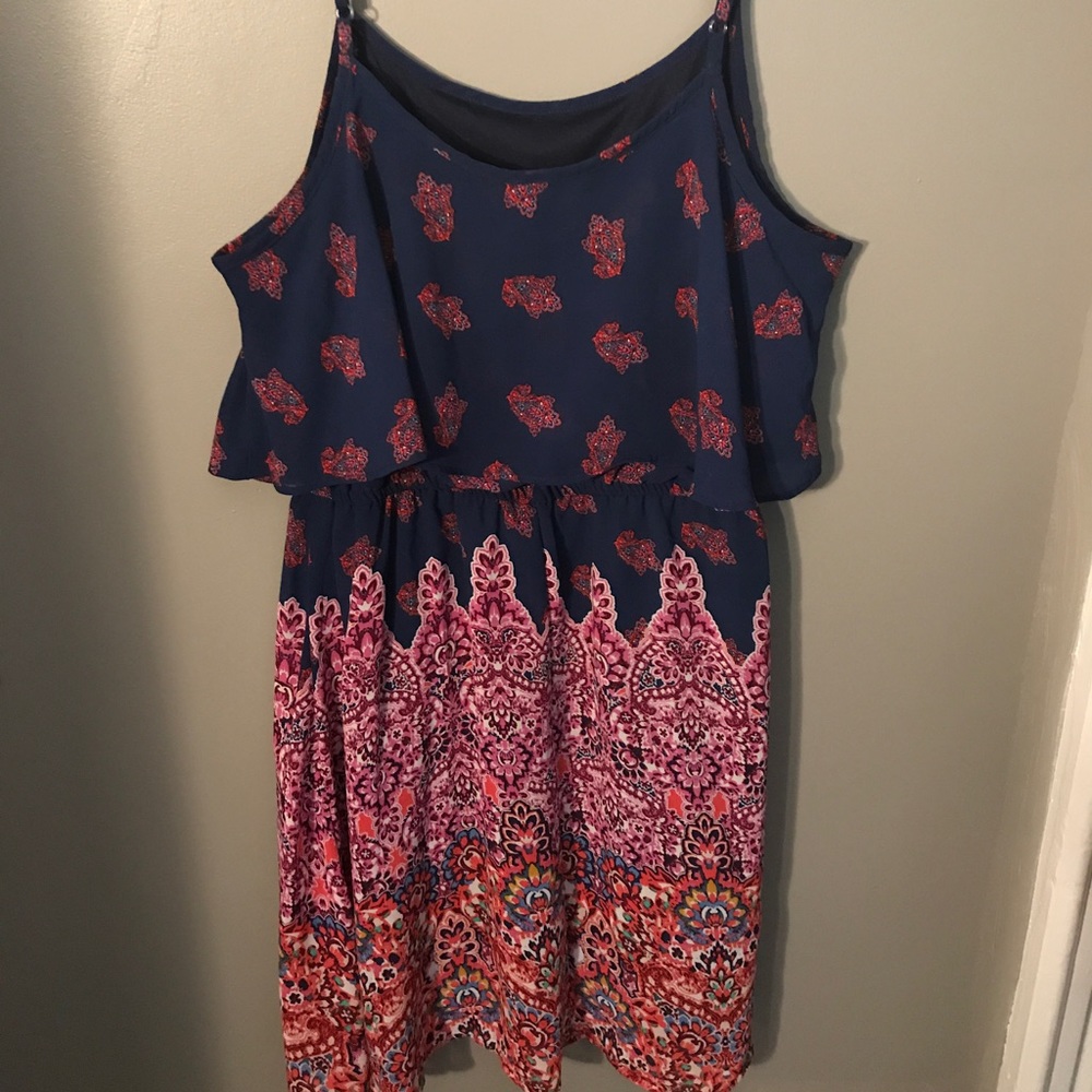 Floral Target Dress