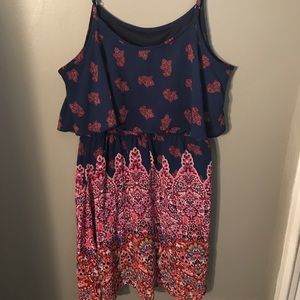 Floral Target Dress