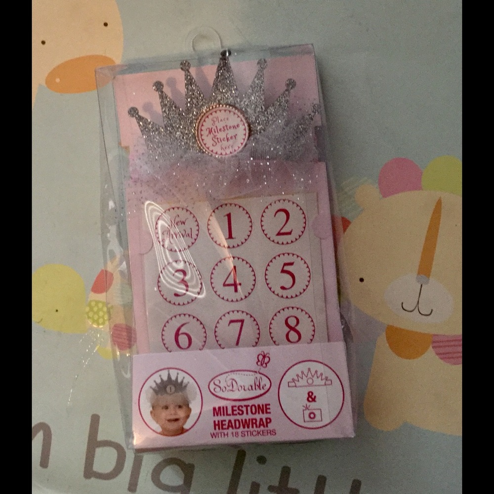 Baby's SoDorable Milestone Headwrap