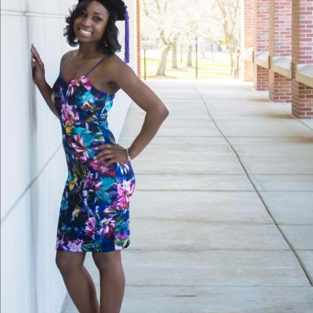 Floral mini dress