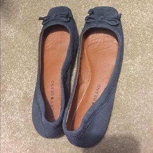Navy Lucky Brand Flats