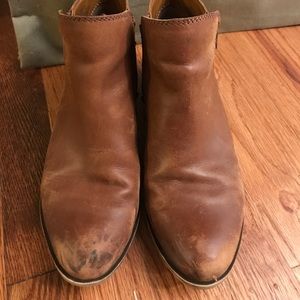 Lucky Brand tan booties