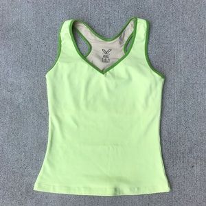 V Neck Racer Back Top