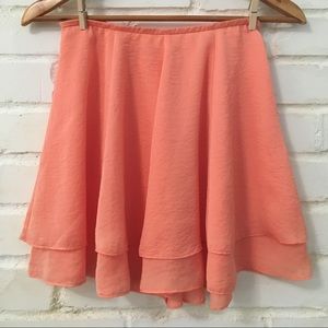 Silence+Noise Peach Circle Skirt