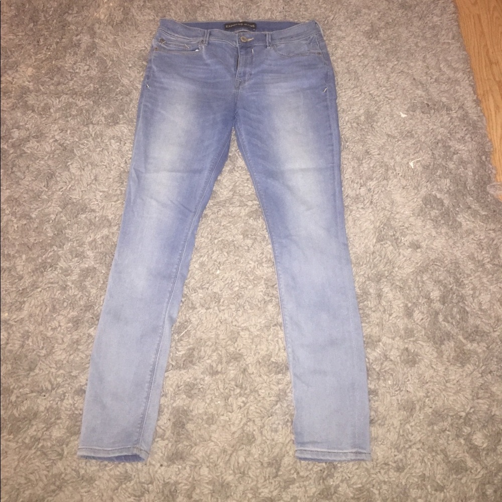 Express mid rise jeggings