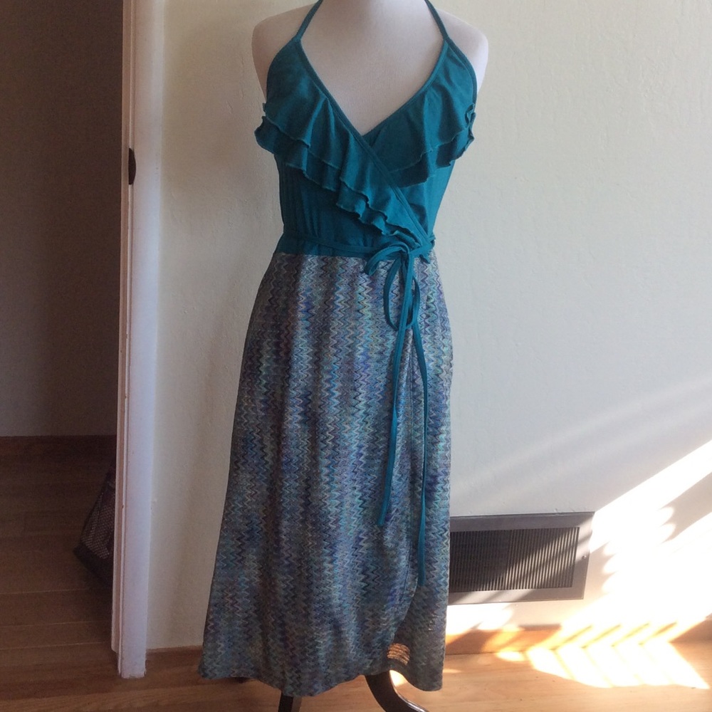 Ruffle Festival Wrap Dress