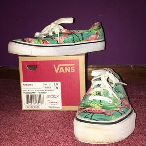VANS - Authentic (Van Doren) Turquoise/Flamingo
