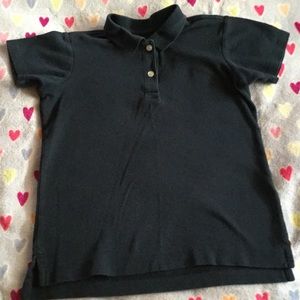 Girl's school uniform short sleeve polo.