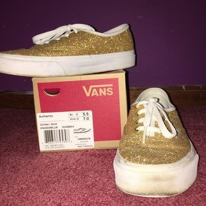 VANS - (Glitter) Gold