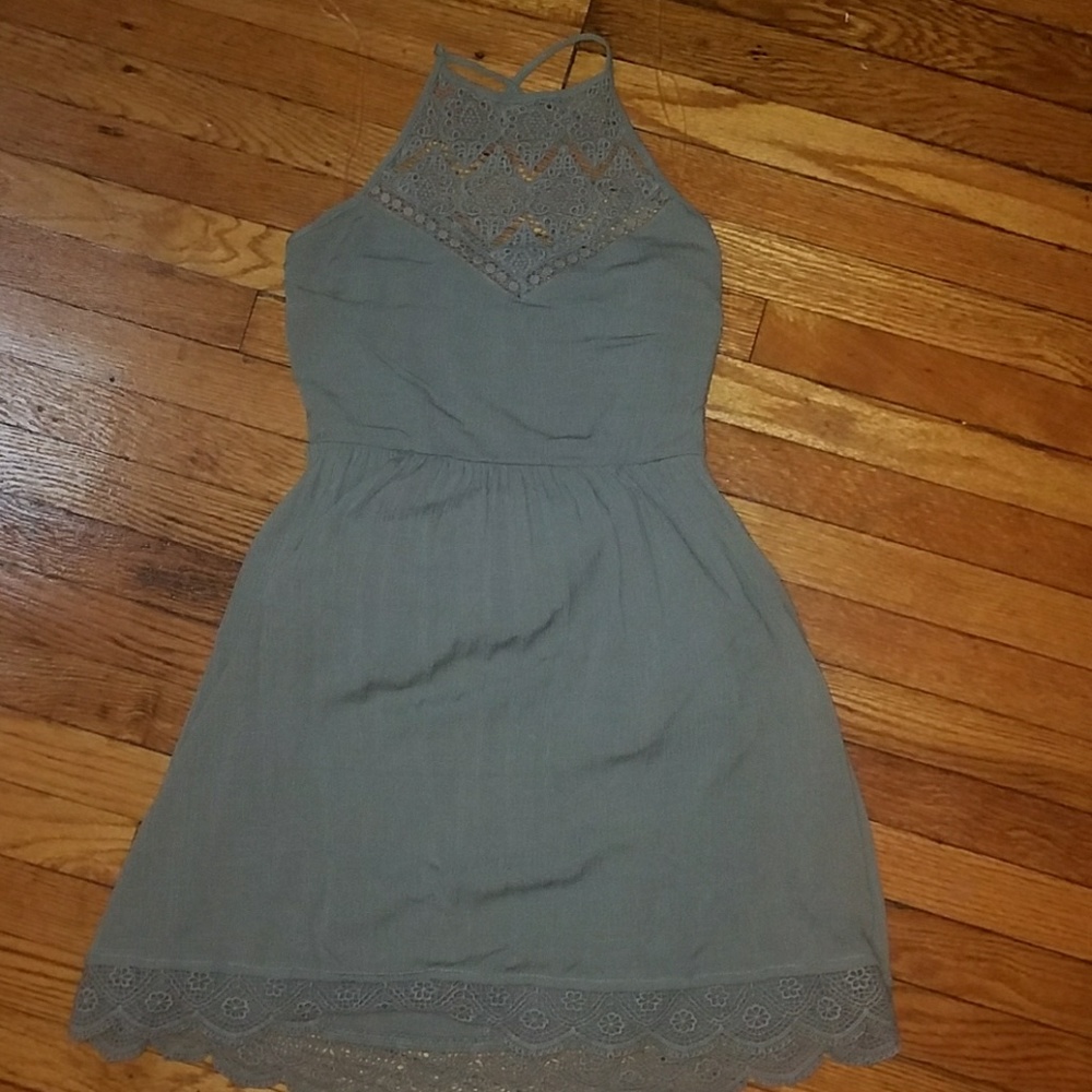 Charlotte Russe green dress.
