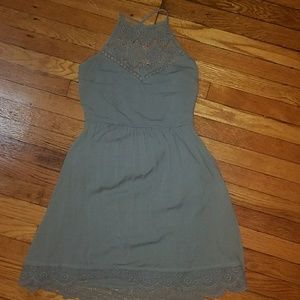 Charlotte Russe green dress.