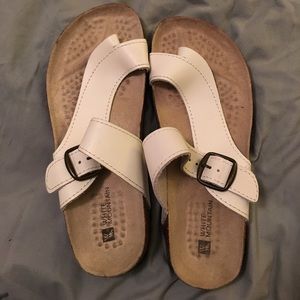 White mountain sandals