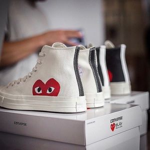 Comme Des Garcons Play Converse