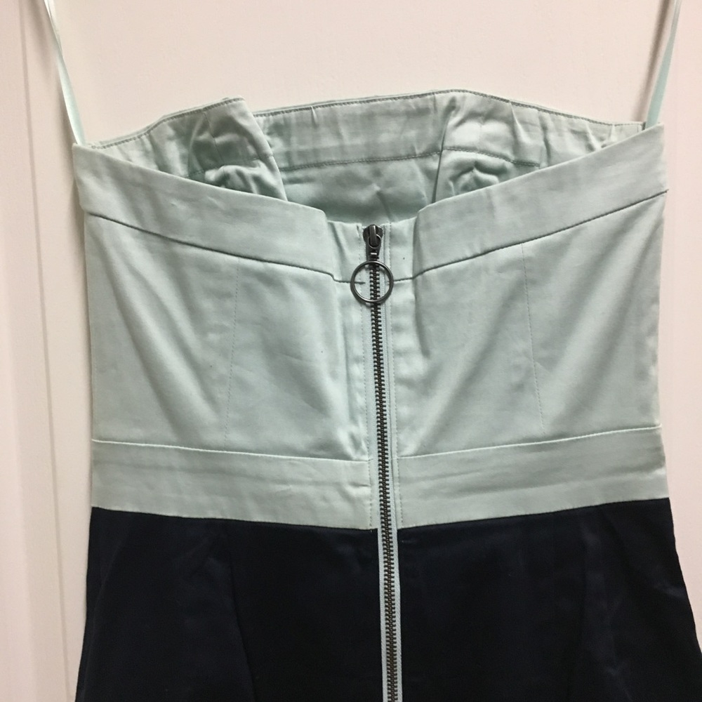 Two tone strapless dress - Picture 5 of 7