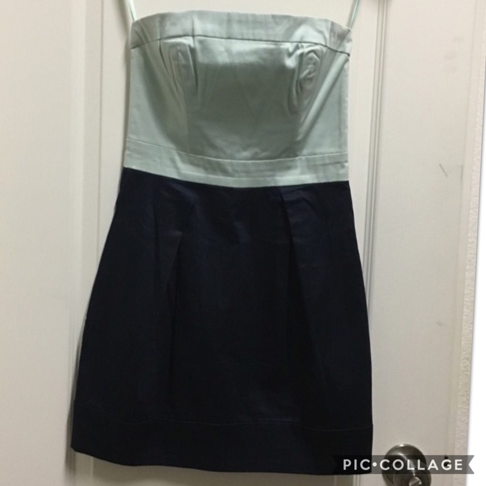 Two tone strapless dress - Picture 2 of 7