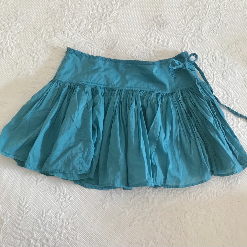 Teal Ruffle Skirt by Cotton On