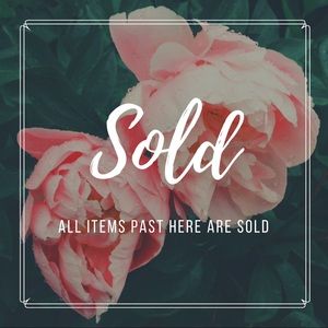 Everything past here is sold 🙌