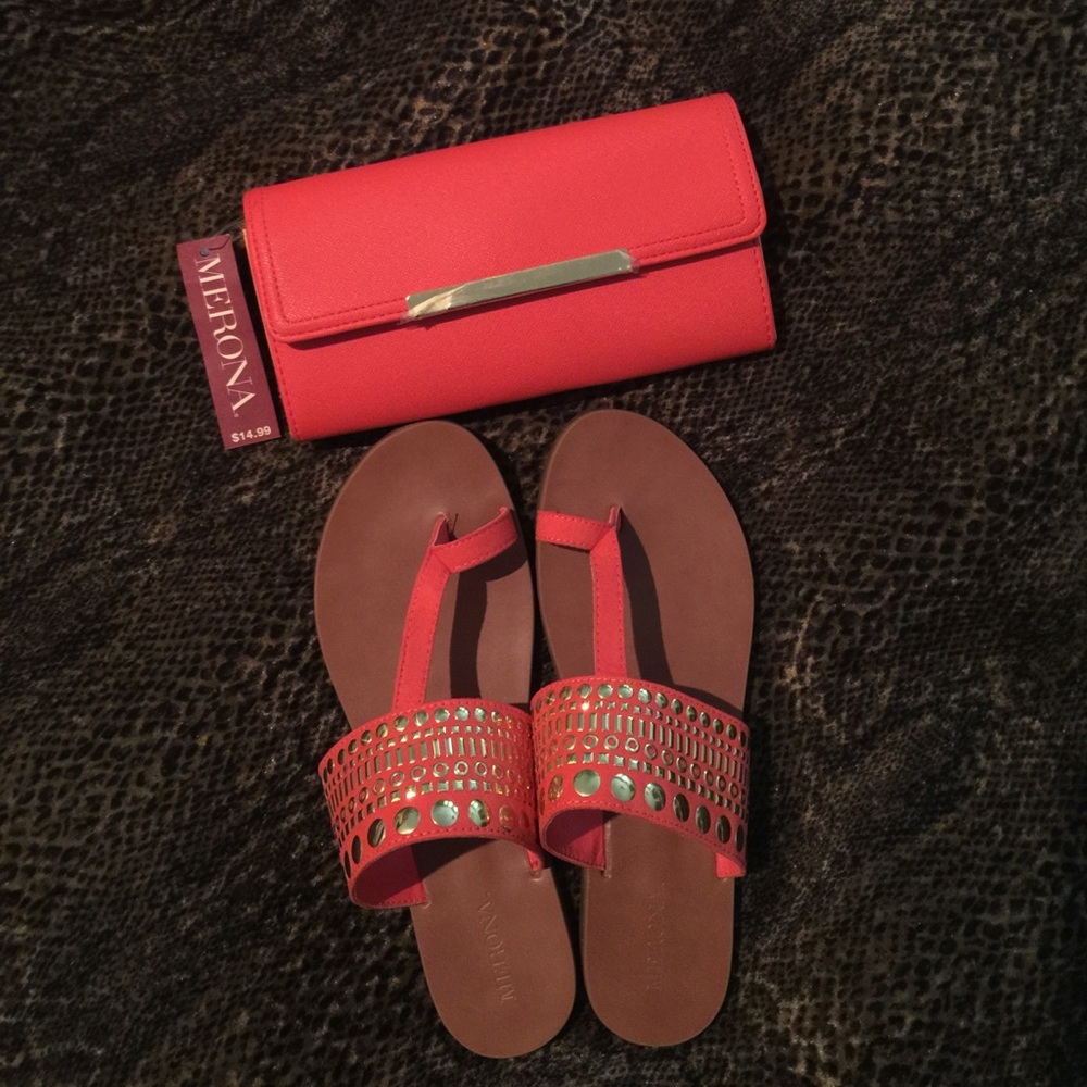 Clutch and Sandals!!!!