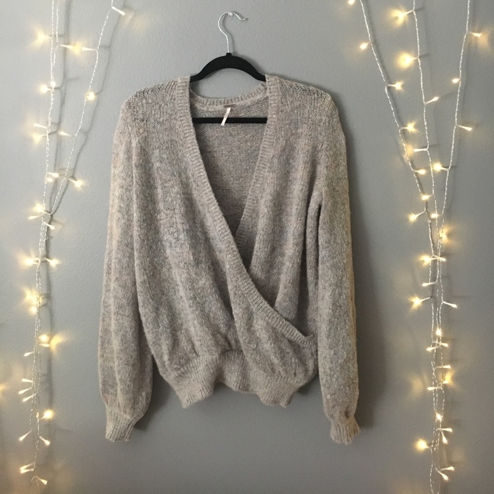 Karina Slouchy Wrap Sweater