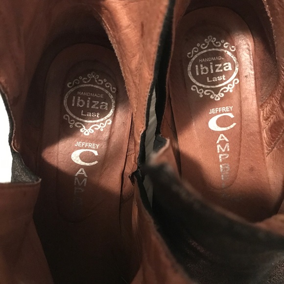 SOLD - metallic Jeffrey Campbell o'Riley booties - Picture 5 of 7