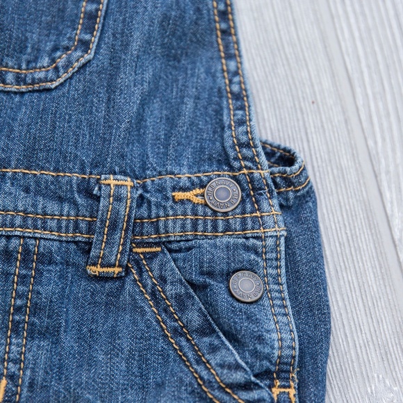 Unique custom distressed overalls - Old Navy 24 Mo - Picture 4 of 8