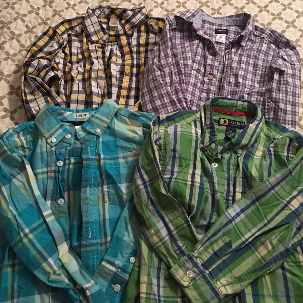🍁Fall Sale🍁 Bundle of 4 Boys Dress Shirts