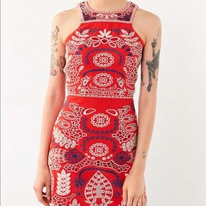 NWT-JOA Embroidered Mini Dress