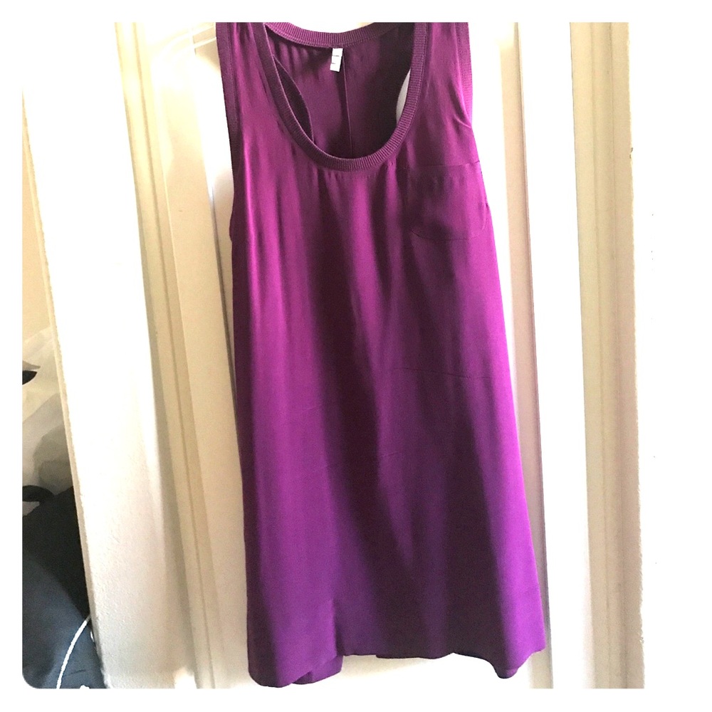 Purple silk Joie dress
