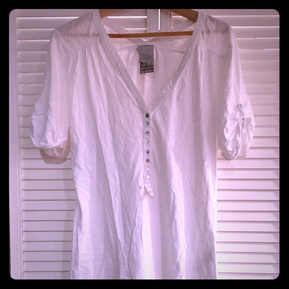 Zara White Tunic cotton size M