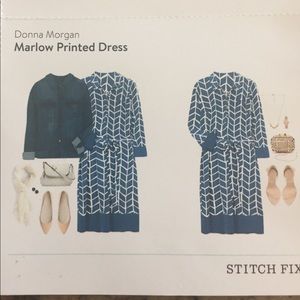 Donna Morgan Marlow Printed Dress