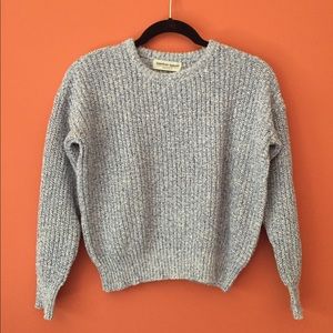 American Apparel Cropped Knit Sweater