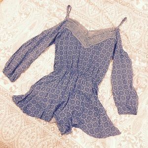 American Rag Romper with Shoulder Cut-outs