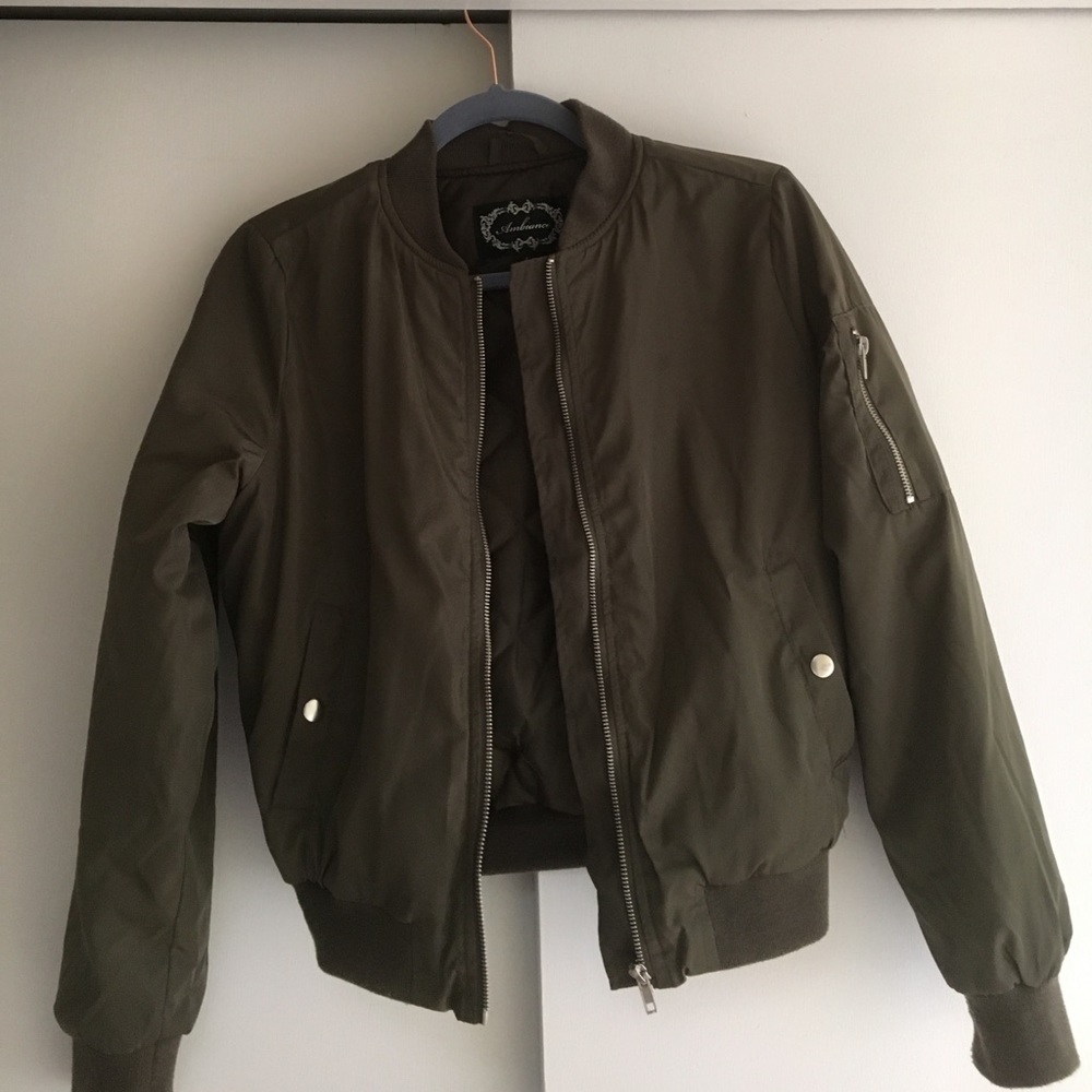 Olive green Bomber Jacket