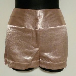 Rose gold shorts
