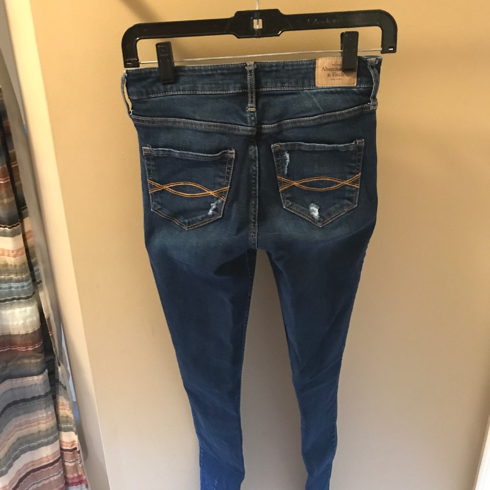 Abercrombie and Fitch Dark Wash Skinny Jeans