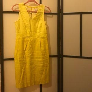J. Crew Yellow Dress