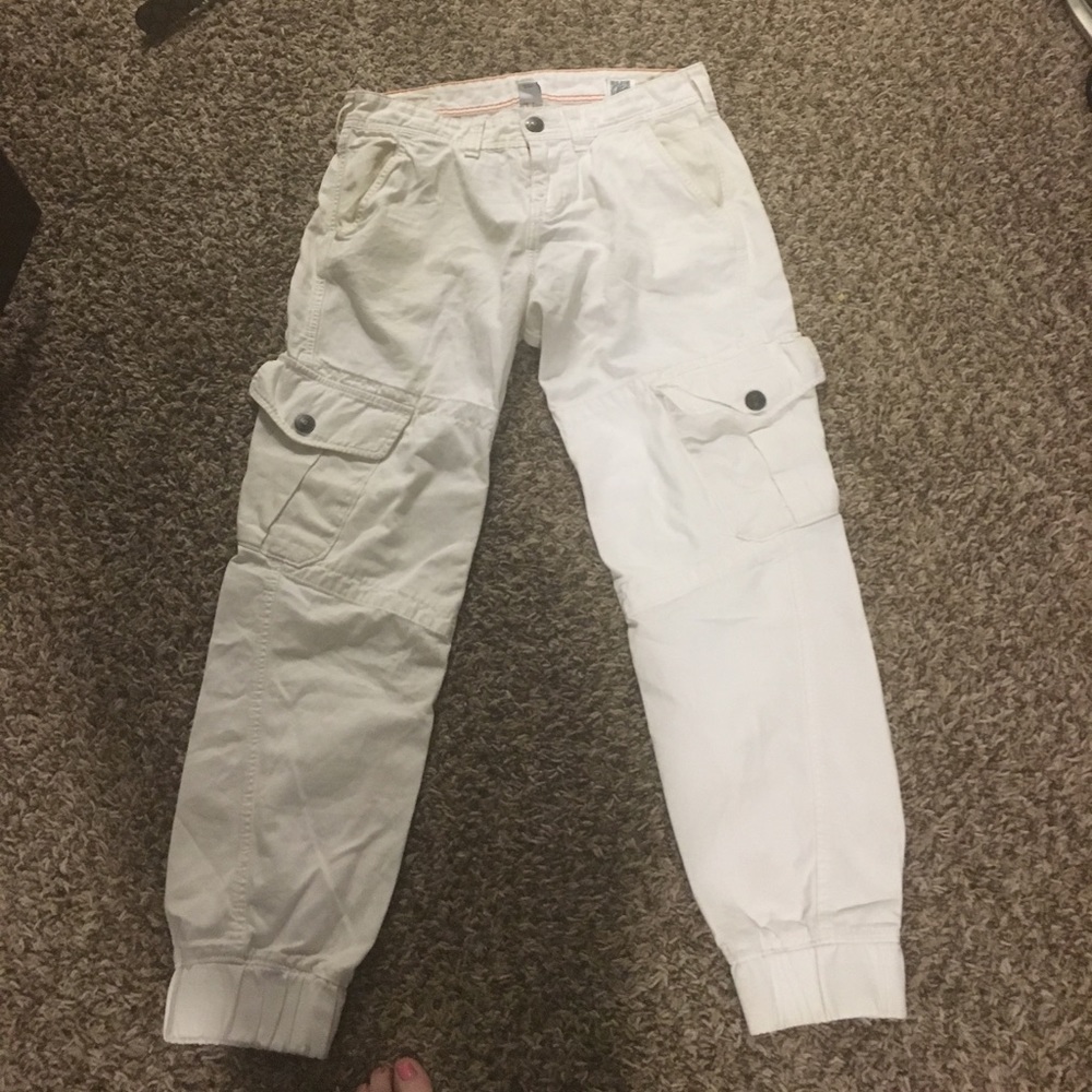 True religion white mens cargo size 30