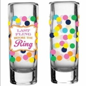 New! Bachelorette and bash shot set glass
