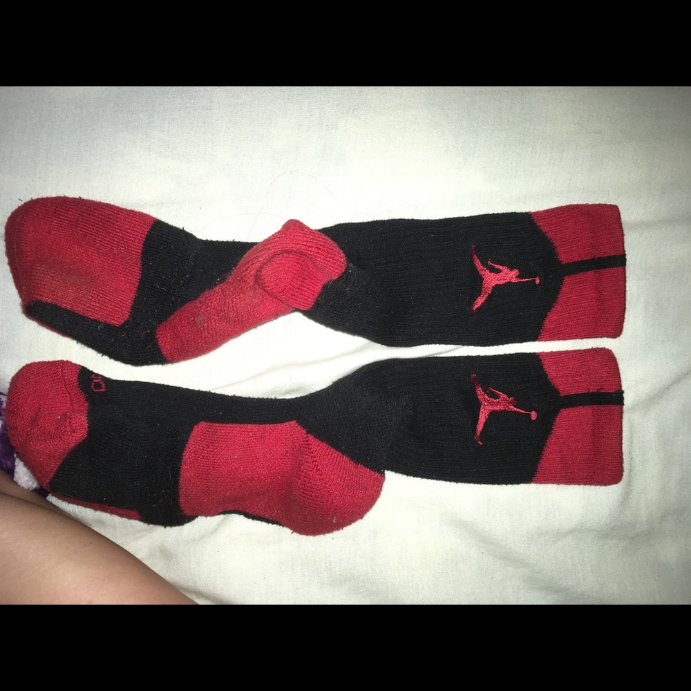 Black&Red Jordan socks