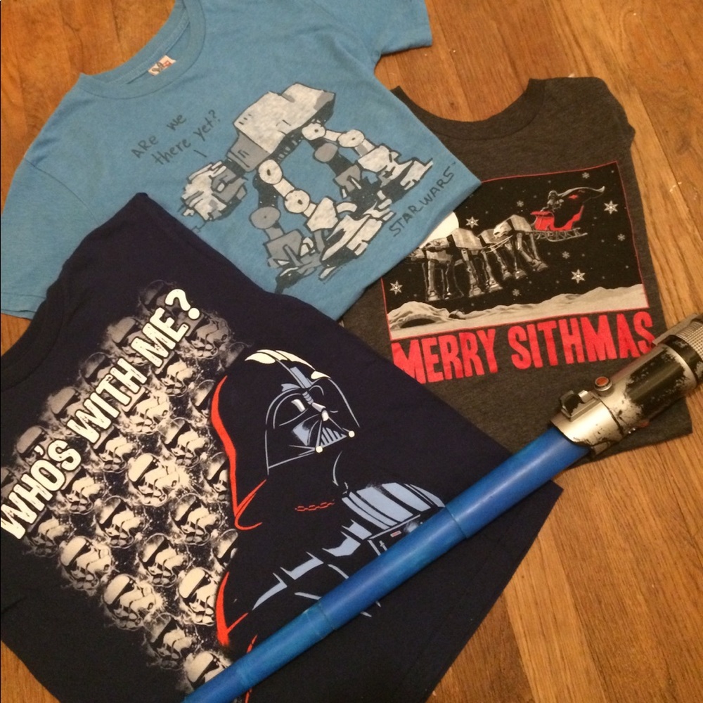 Great condition! - 3 STAR WARS TEES