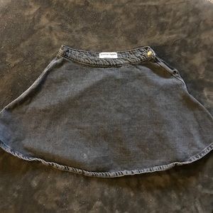 American Apparel Denim Skater Skirt