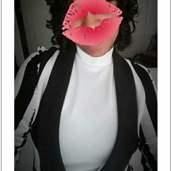 2B Bebe striped blazer - black/white - Picture 2 of 3