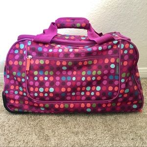 Embark Polka Dot Rolling Luggage