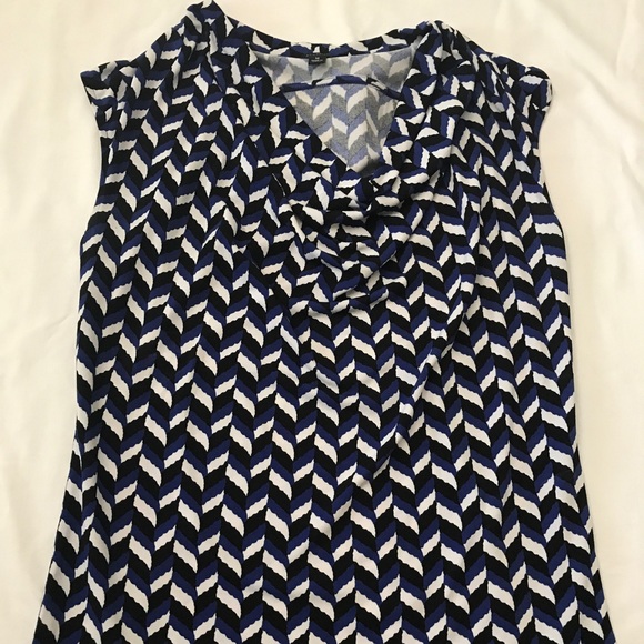 Ann Taylor Patterned Blouse - Picture 1 of 4