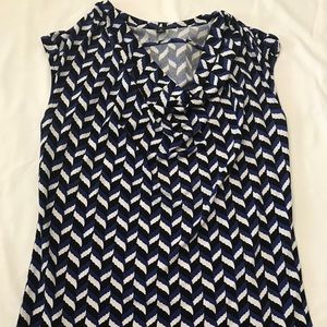 Ann Taylor Patterned Blouse